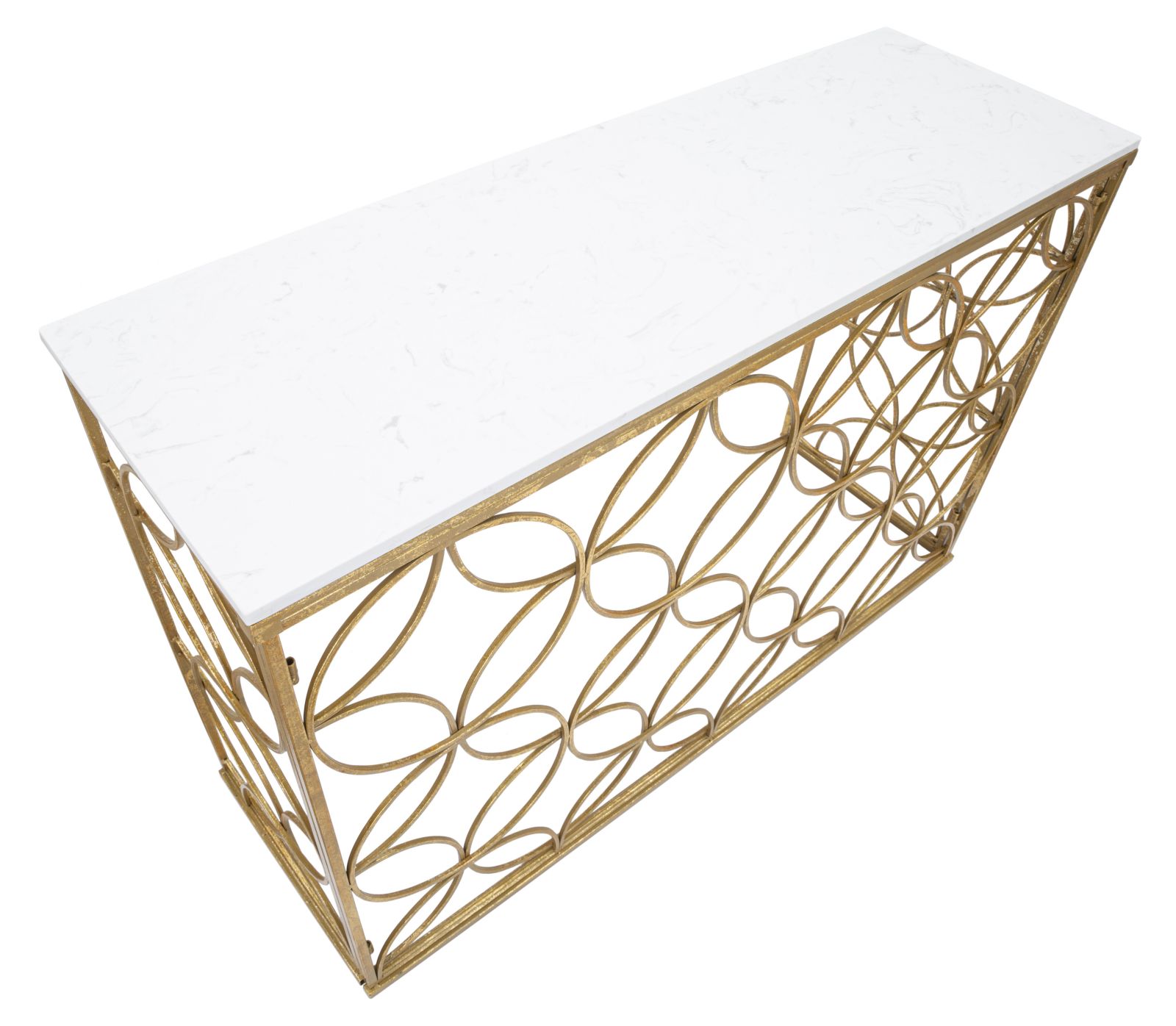 CONSOLE STAR MARBLE CM 120X40X80 stile GLAM - immagine 7
