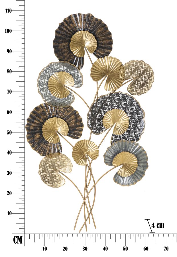 PANNELLO IN FERRO WEB -C- CM 63,5X4X109,5CM stile GLAM - immagine 7