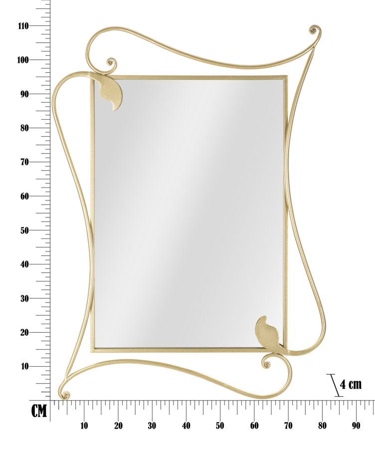SPECCHIO PETAL CM 80X4X110 stile GLAM - immagine 6