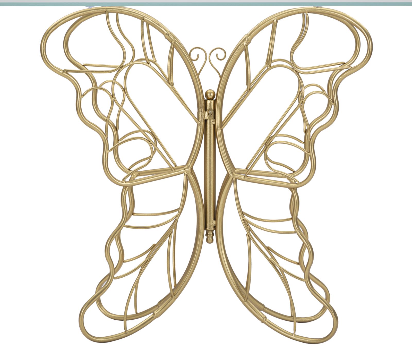 CONSOLE BUTTERFLY CM 110X40X76 stile GLAM - immagine 6