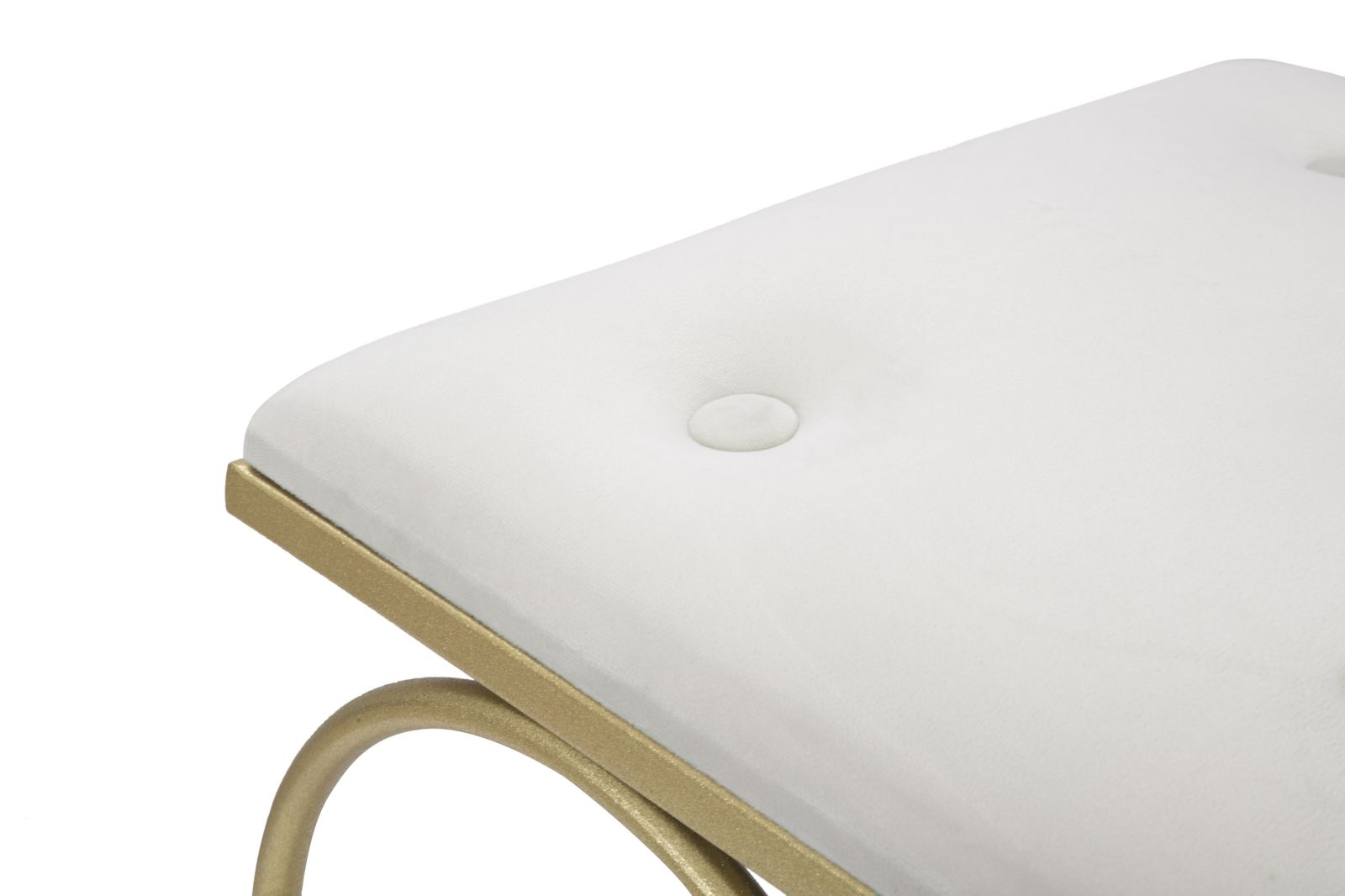 SGABELLO HEART CREMA CM 50X37,5X51,5 stile GLAM - immagine 6