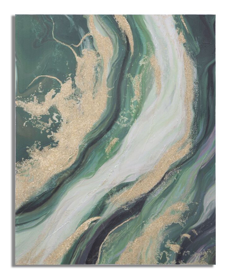 DIPINTO SU TELA GREENERY CM 80X2,8X100 stile GLAM - immagine 2