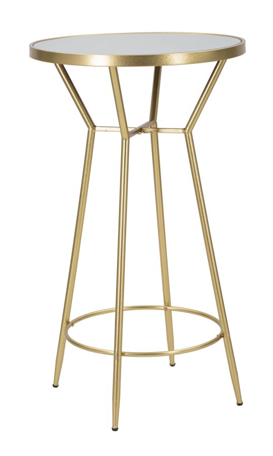 TAVOLO BAR CIRCLE CM Ø 60X105 stile GLAM - immagine 2