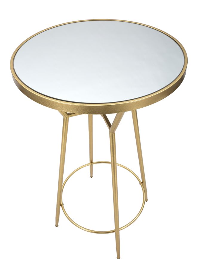 TAVOLO BAR CIRCLE CM Ø 60X105 stile GLAM - immagine 4