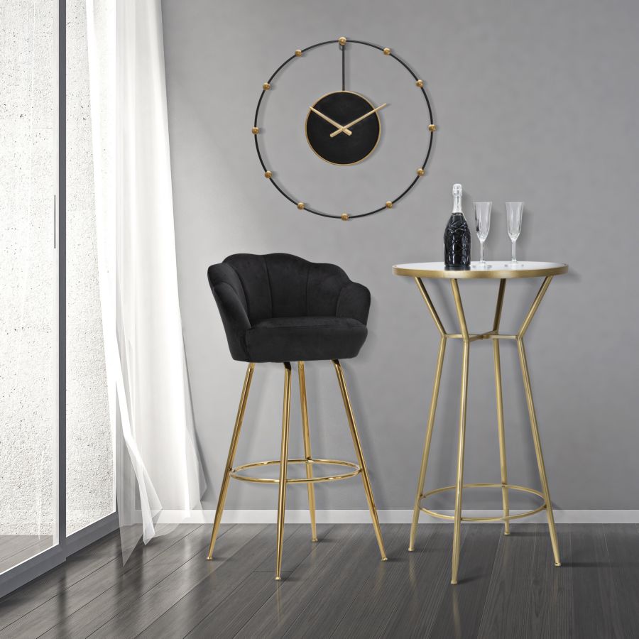 TAVOLO BAR CIRCLE CM Ø 60X105 stile GLAM - immagine 8