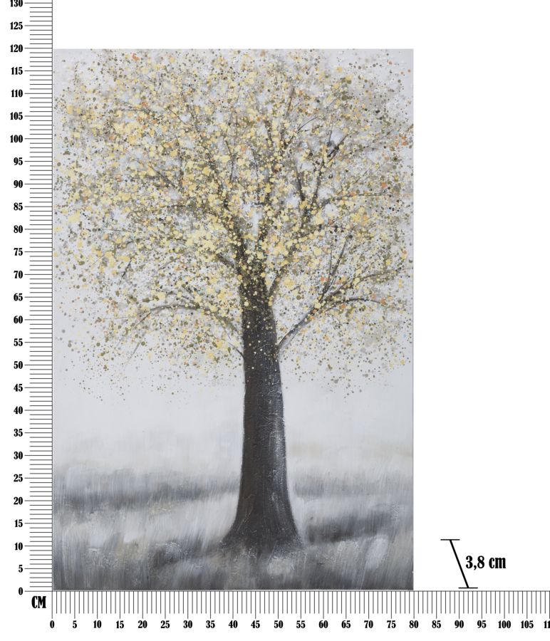 DIPINTO SU TELA TREE SIMPLE -A- CM
80X3,8X120 stile GLAM - immagine 8