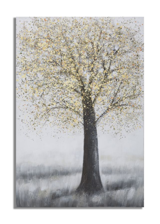 DIPINTO SU TELA TREE SIMPLE -A- CM
80X3,8X120 stile GLAM - immagine 2