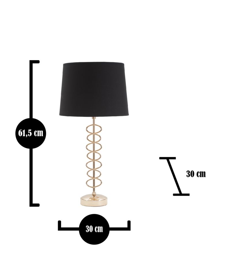 LAMPADA DA TAVOLO X CM Ø 30X61,5 stile GLAM - immagine 7