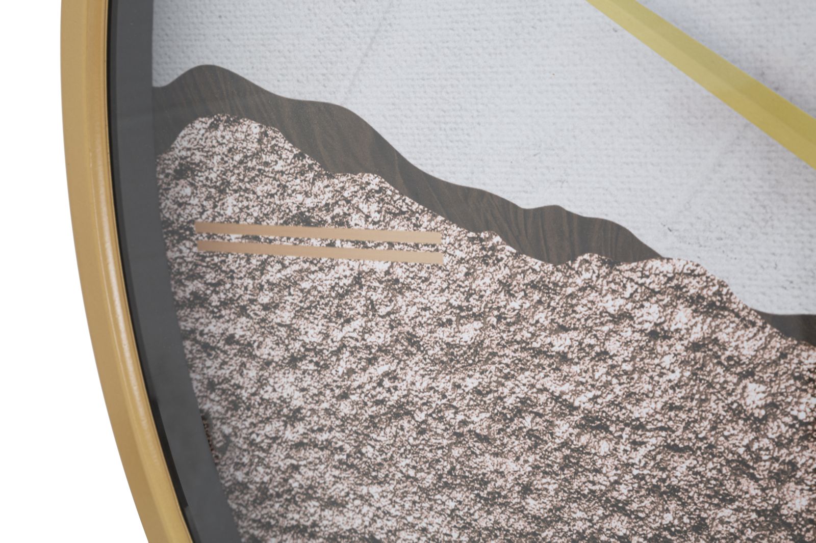 OROLOGIO DA MURO ART MIX CM Ø 60X6 stile GLAM - immagine 4