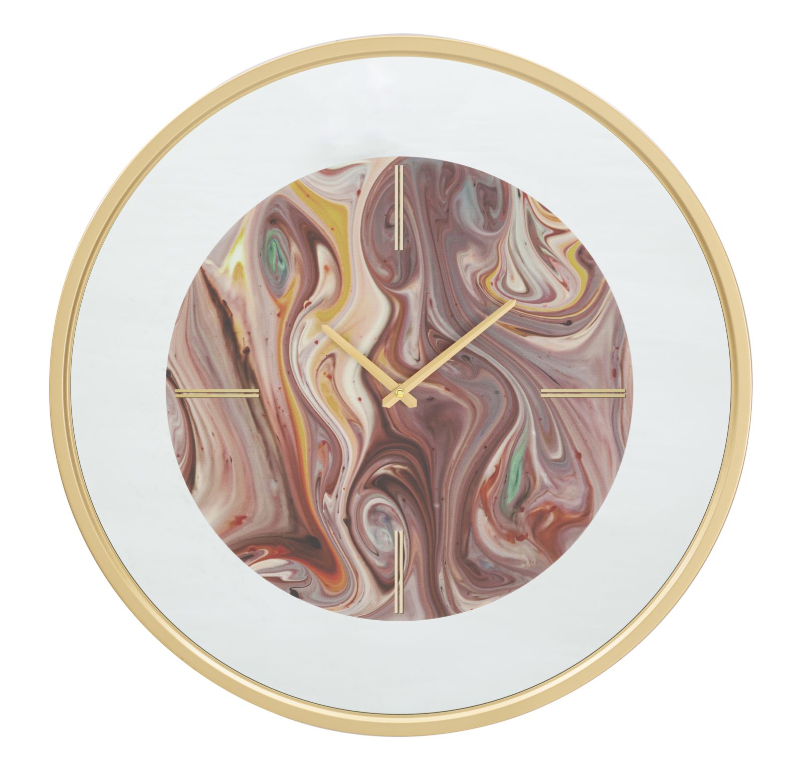 OROLOGIO DA MURO MIRROR MIX CM Ø 60X5 stile GLAM - immagine 2