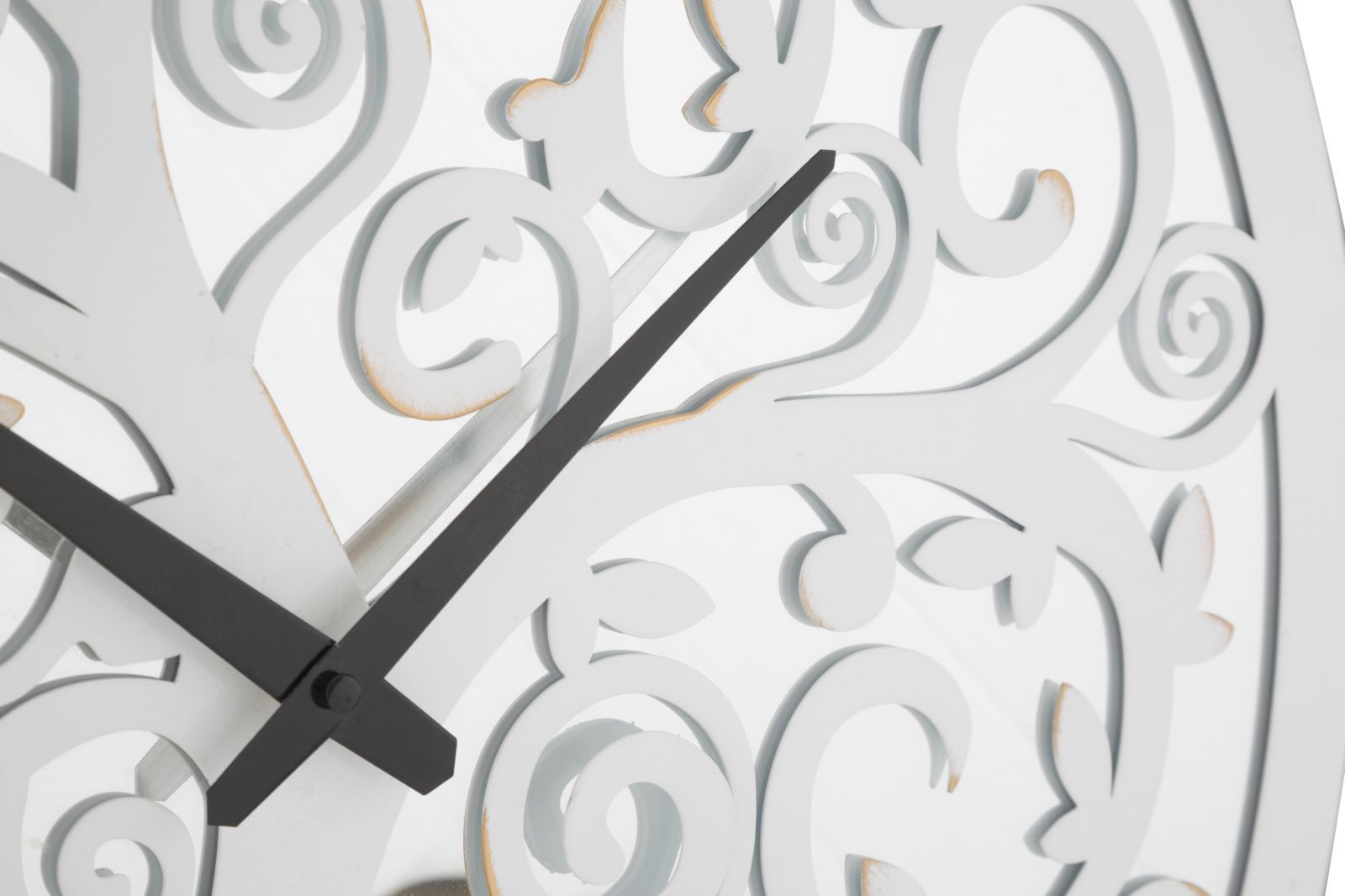 OROLOGIO DA MURO WHITE TREE CM Ø 55X4,5 stile GLAM - immagine 4