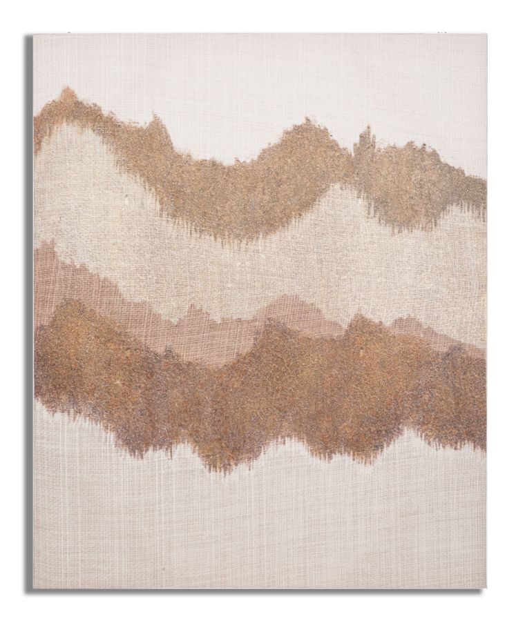 DIPINTO SU TELA BROWNY CM 80X3,7X100 stile BOHO CHIC - immagine 2