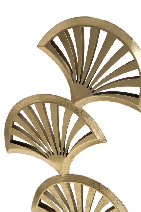 SCULTURA FOGLIA TRIPLY CM 23,5X10X44 stile GLAM - immagine 3