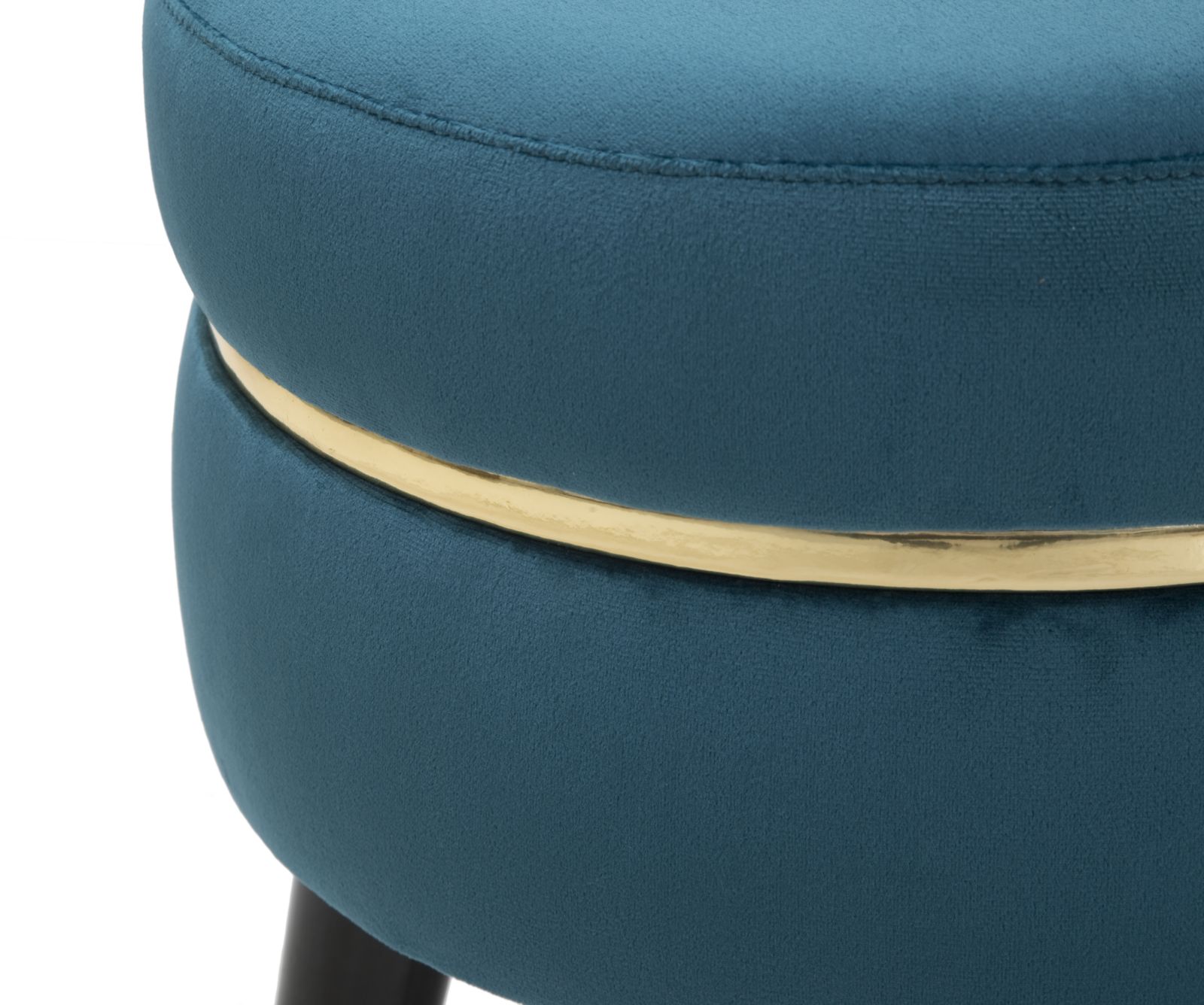 SGABELLO PARIS OTTANIO/GOLD CM Ø 35X40,5 stile GLAM - immagine 5