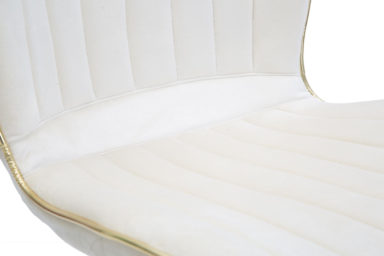 SEDIA PARIS SPACE CREMA /GOLD SET 2 PZ CM 46X58X77 stile GLAM - immagine 8