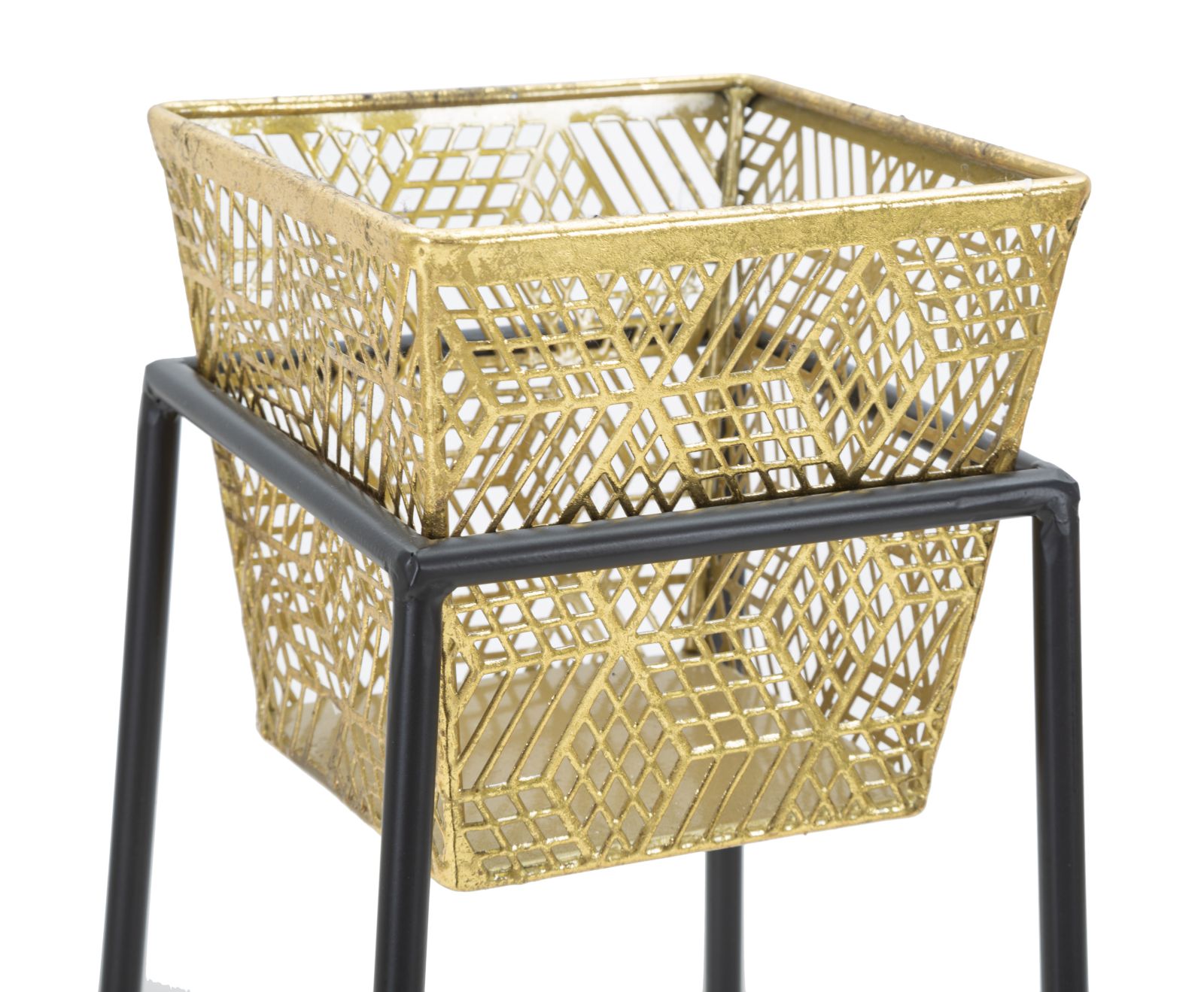 P/VASI SQUARE COPPIA CM Ø 23X70-20X60 stile GLAM - immagine 4