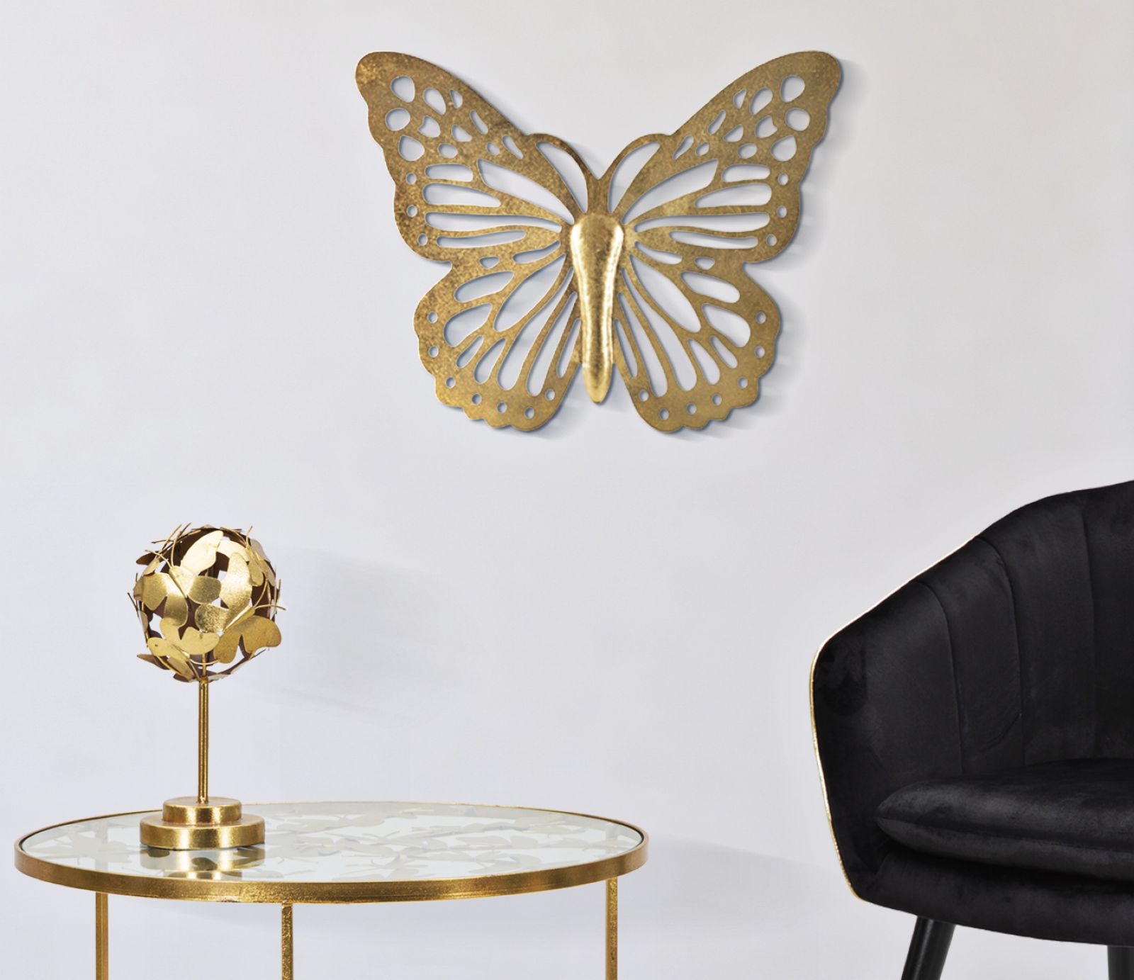 FARFALLA DA MURO 43X2X35 stile GLAM - immagine 6