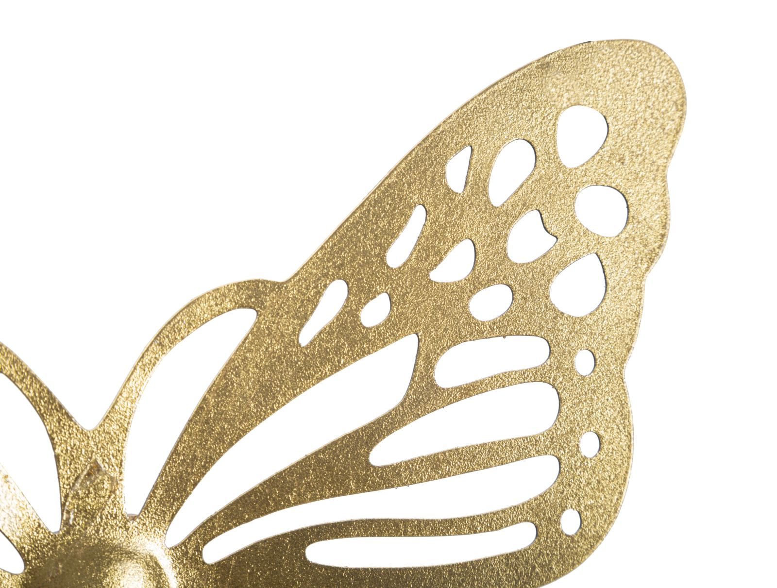 FARFALLE DA MURO SET 4 PZ CM 35X2X29-25X2X19-20,5X2X16-16X2X12 stile GLAM - immagine 3