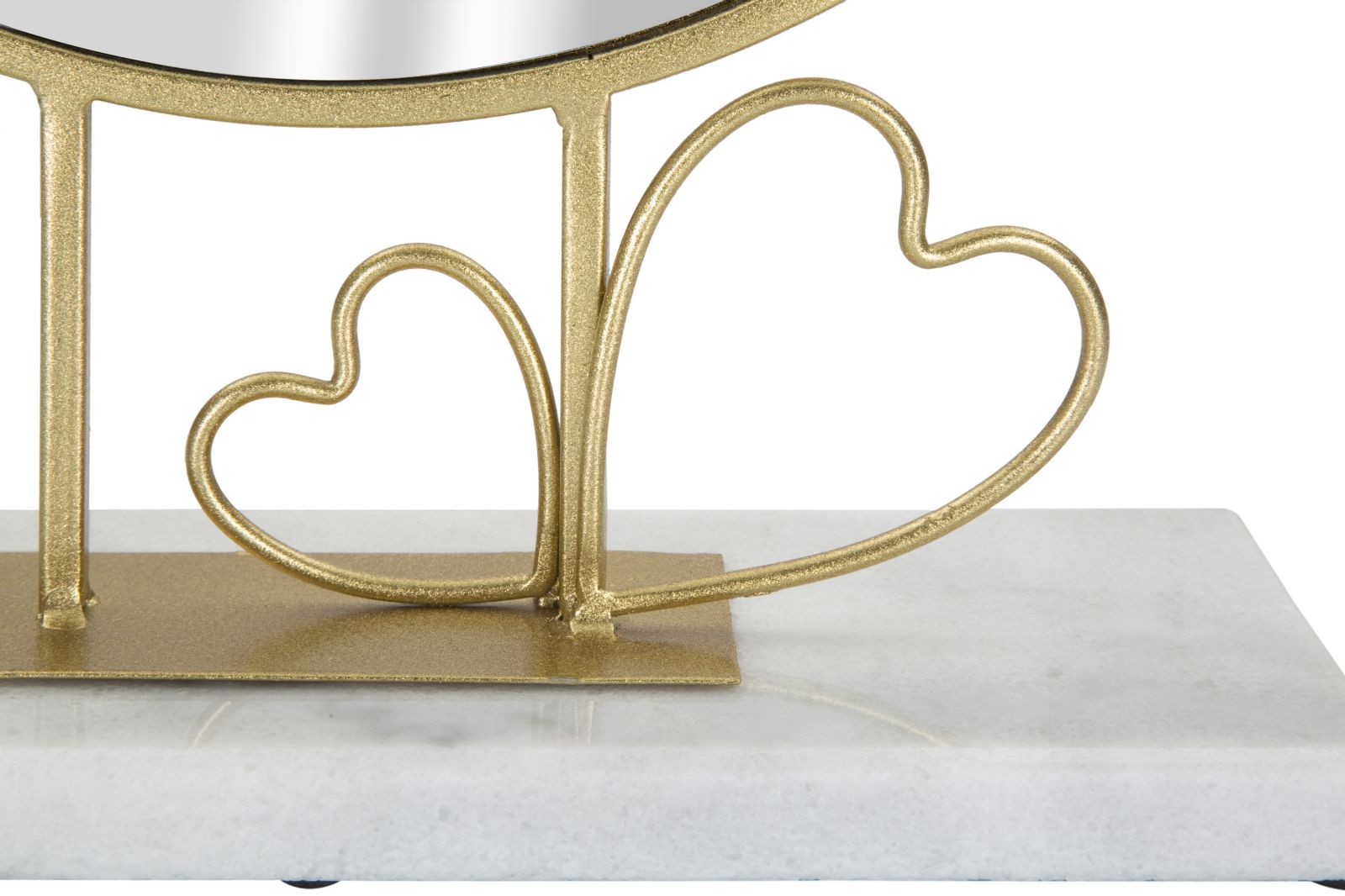 SPECCHIO DA APPOGGIO HEART CM 30X9X39,5 stile GLAM - immagine 4