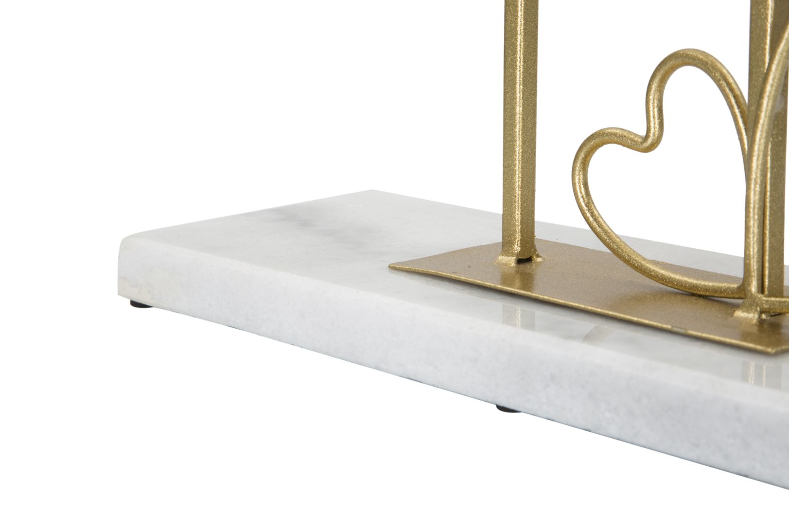 SPECCHIO DA APPOGGIO HEART CM 30X9X39,5 stile GLAM - immagine 5