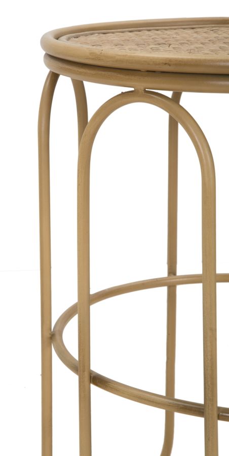 TAVOLINETTO SAMUI CM Ø 40X55 stile BOHO CHIC - immagine 5