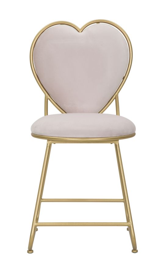 SEDIA HEART CM 37X47X80 stile GLAM - immagine 3