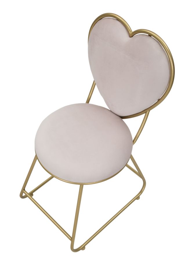 SEDIA HEART CM 37X47X80 stile GLAM - immagine 5