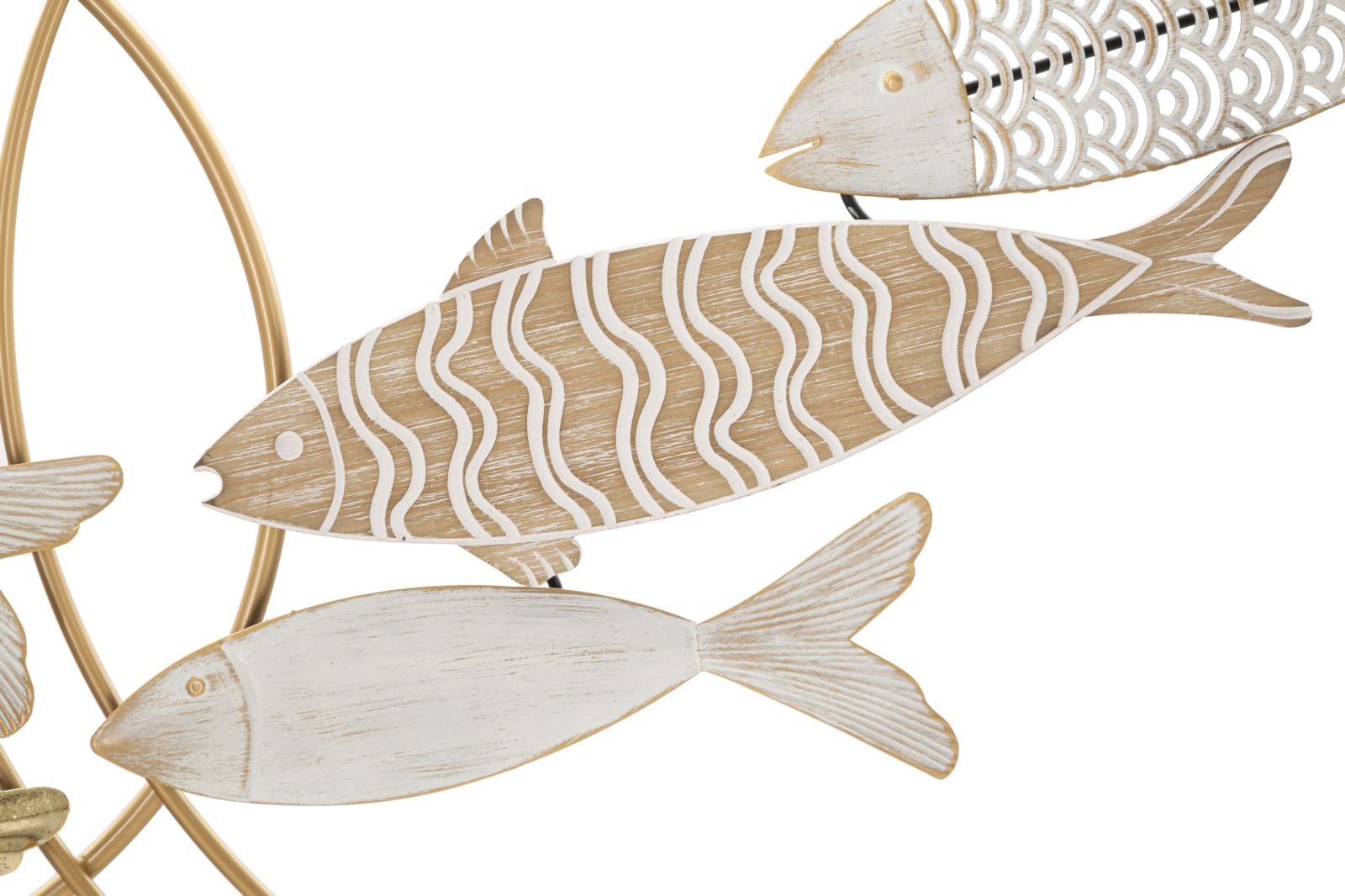 PANNELLO IN FERRO FISHY MOVE CM 142,9X5X61,6 stile GLAM - immagine 3