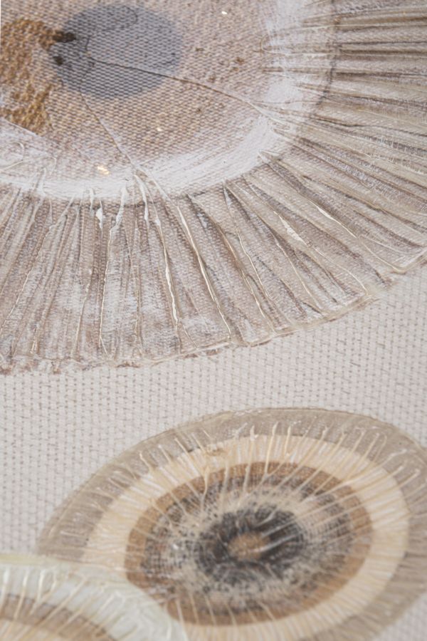 DIPINTO SU TELA CIRCLY C/INSERTI -A- CM 50X3,2X100 stile BOHO CHICH - immagine 5