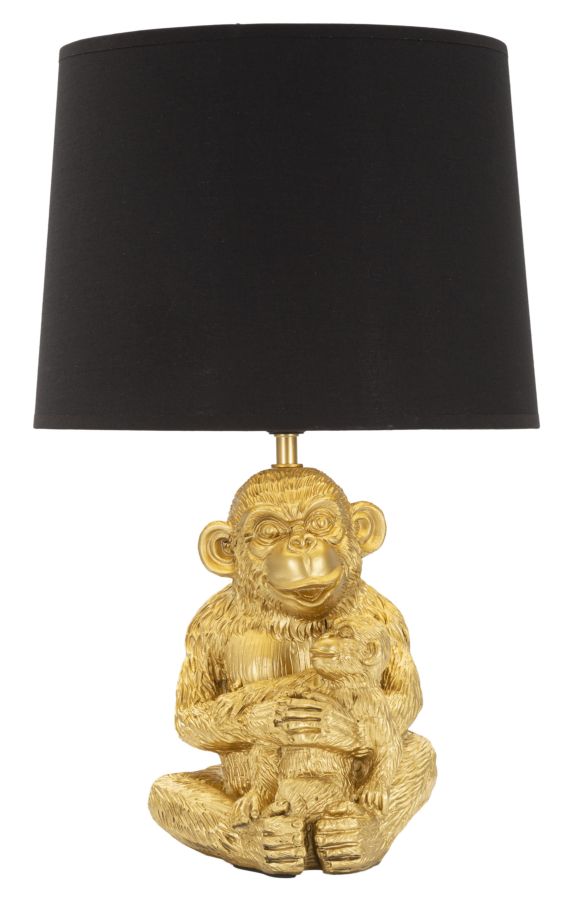 LAMPADA DA TAVOLO MONKEY MUM CM Ø 30X49 stile GLAM - immagine 2