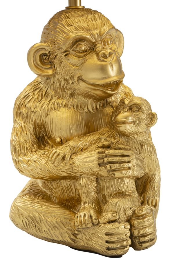 LAMPADA DA TAVOLO MONKEY MUM CM Ø 30X49 stile GLAM - immagine 3