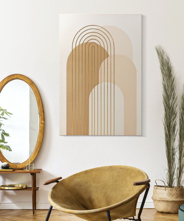 STAMPA DIPINTA SHINE -B- CM 80X3X120 stile BOHO CHIC - immagine 6