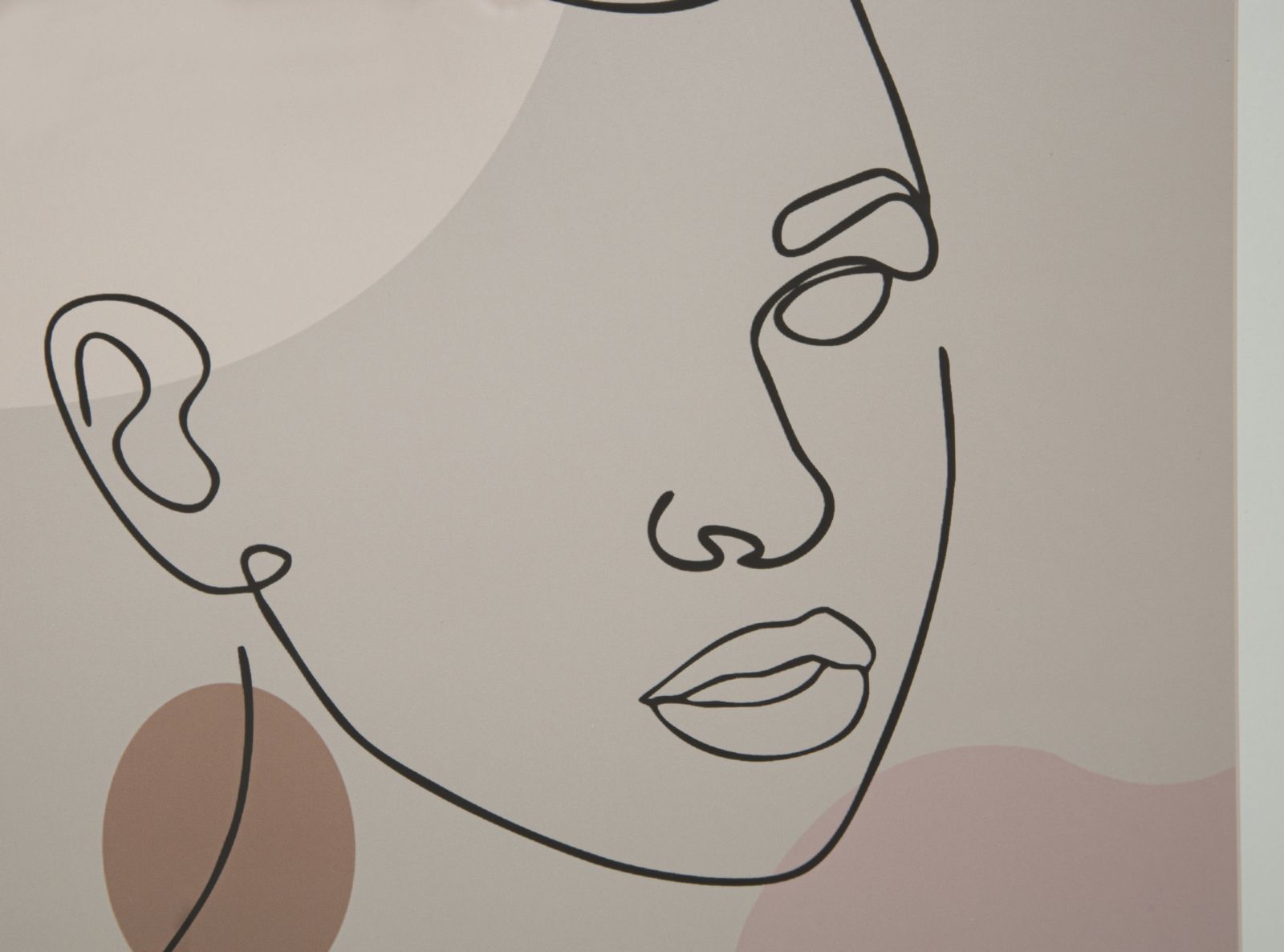 STAMPA C/CORNICE FACE -C- CM 35X2X47 stile BOHO CHIC - immagine 3