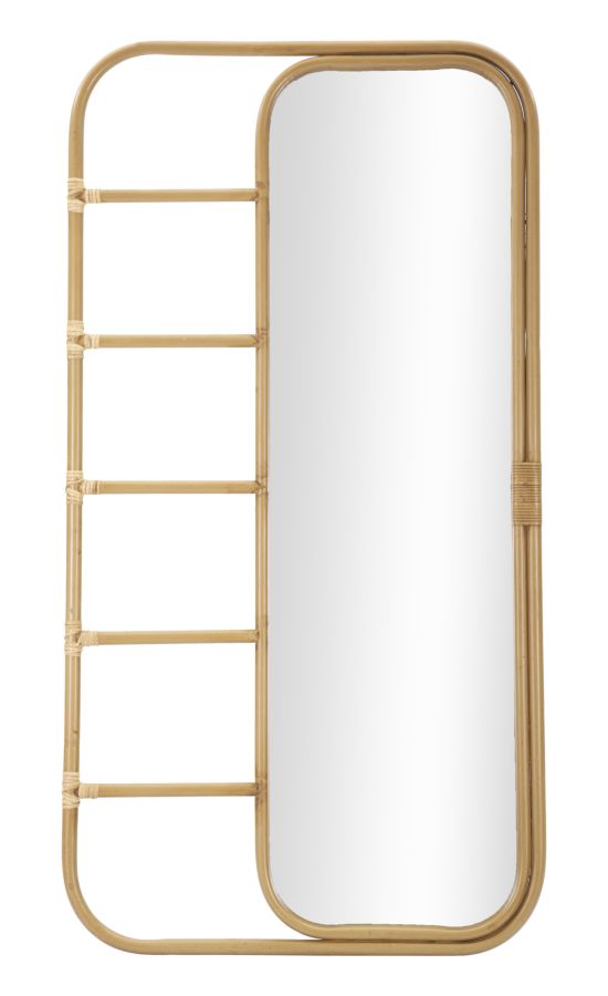 SPECCHIO DA TERRA PANAMA CM 77,5X3,3X151 stile BOHO CHICH - immagine 2