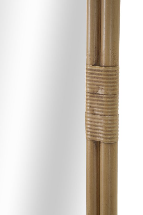 SPECCHIO DA TERRA PANAMA CM 77,5X3,3X151 stile BOHO CHICH - immagine 3