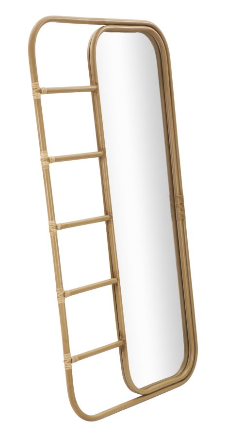 SPECCHIO DA TERRA PANAMA CM 77,5X3,3X151 stile BOHO CHICH - immagine 4
