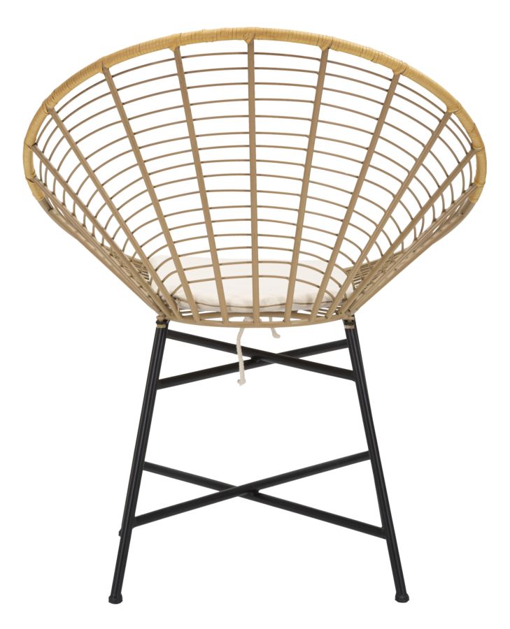 SEDIA PANAMA GRID C/CUSCINO CM 72X56,5X88 stile BOHO CHICH - immagine 8