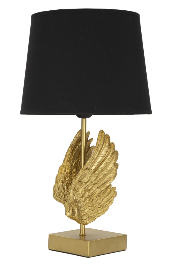 LAMPADA DA TAVOLO WINGS CM Ø 25X45 stile GLAM - immagine 2