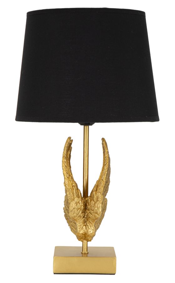 LAMPADA DA TAVOLO WINGS CM Ø 25X45 stile GLAM - immagine 3