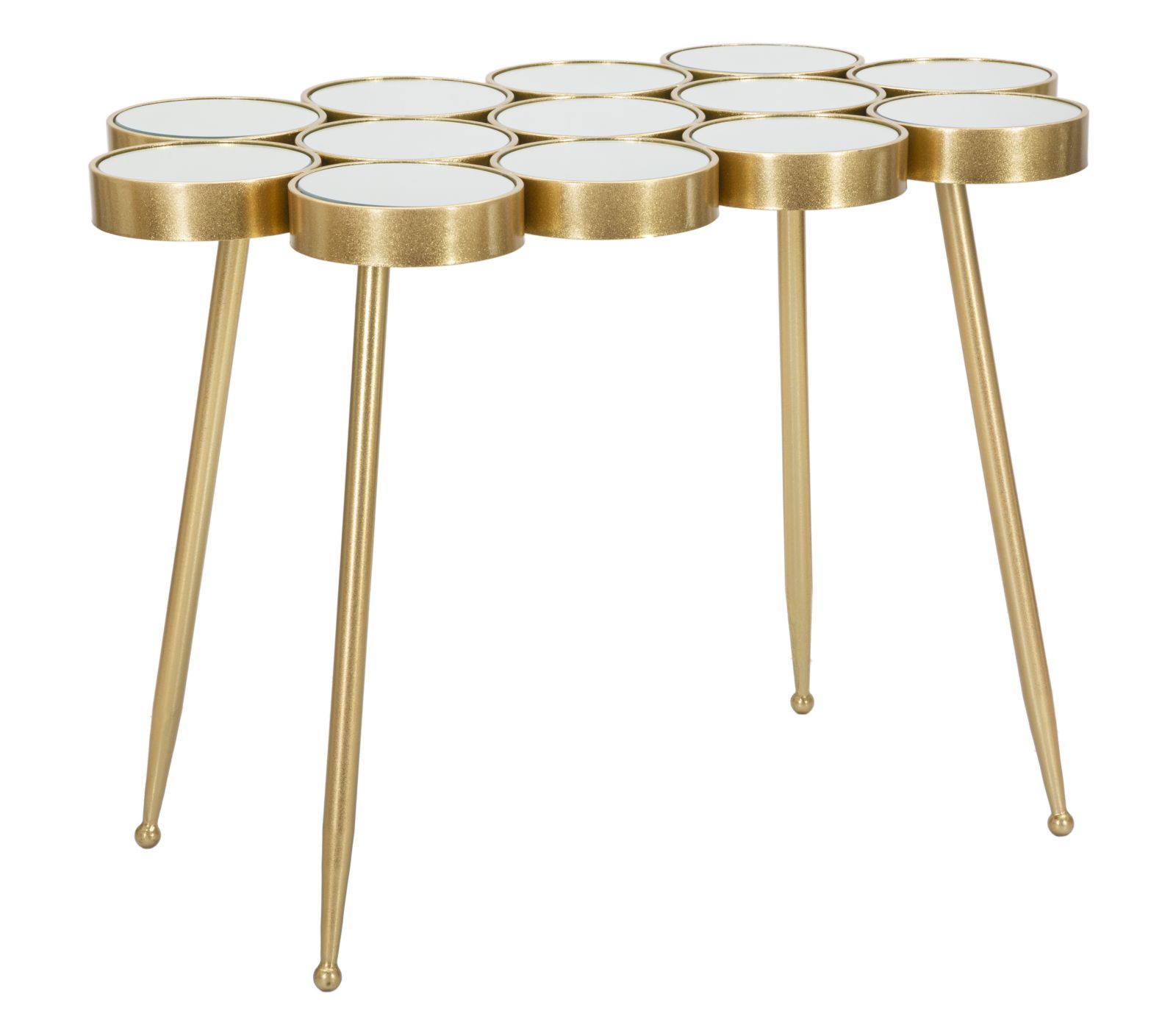 TAVOLINETTO BUTTLE CM 100X55X70 stile GLAM - immagine 2
