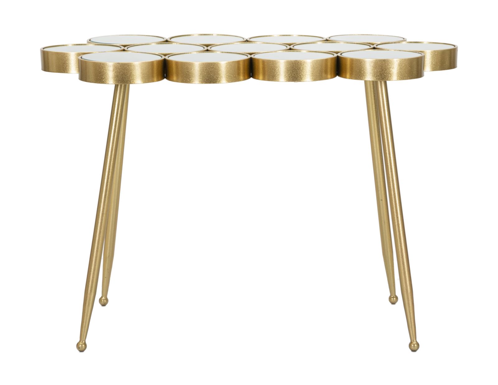 TAVOLINETTO BUTTLE CM 100X55X70 stile GLAM - immagine 3