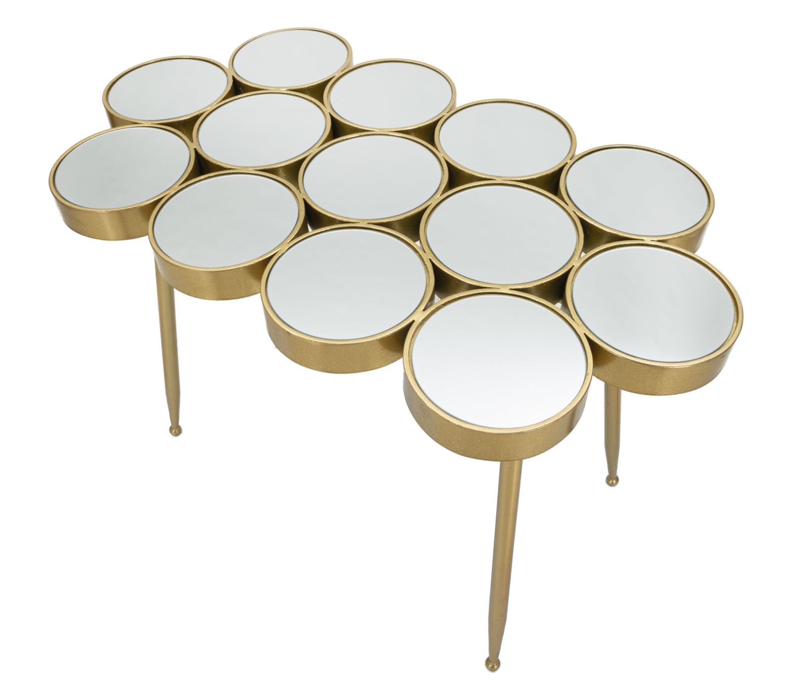 TAVOLINETTO BUTTLE CM 100X55X70 stile GLAM - immagine 5