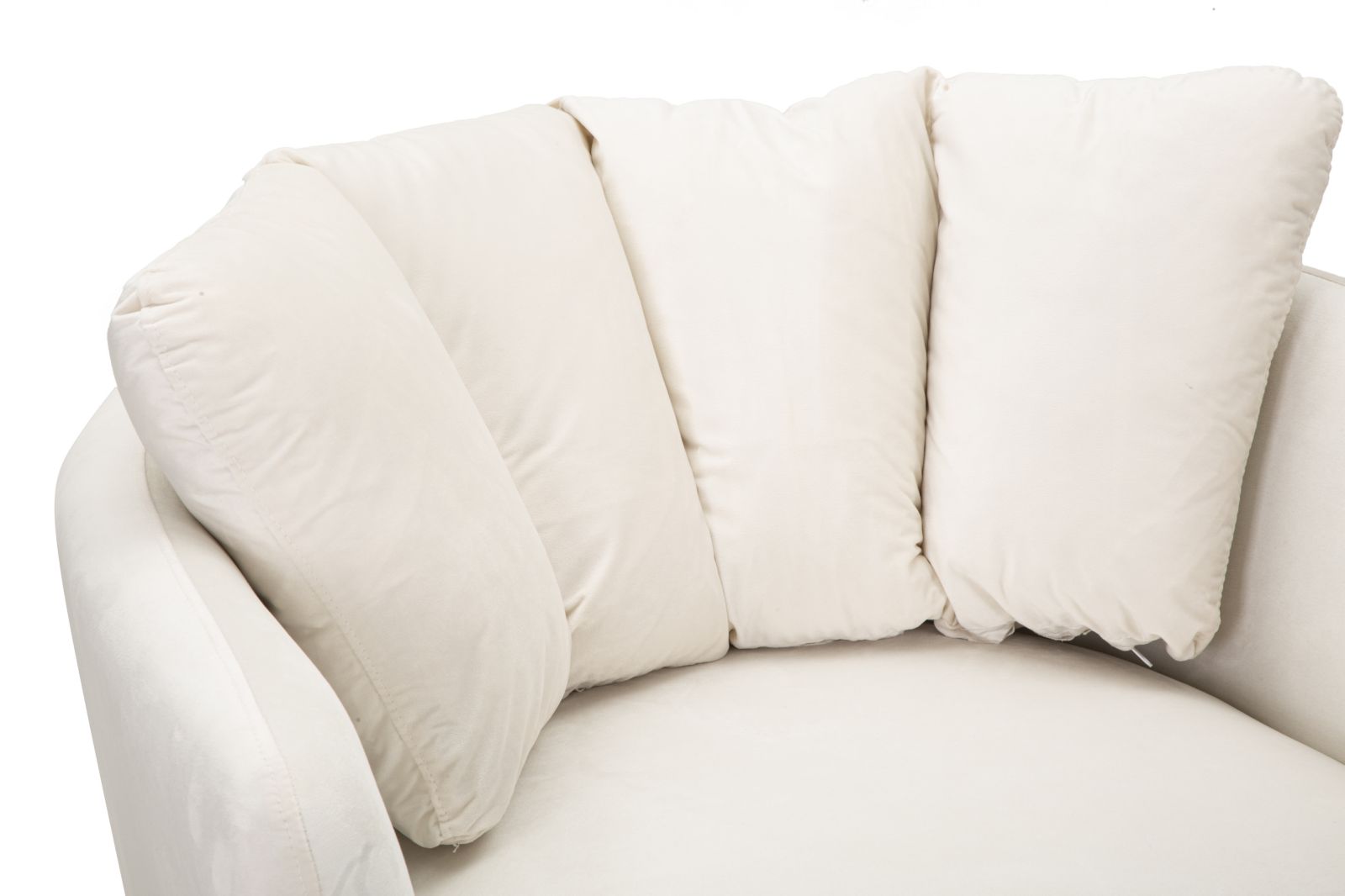 POLTRONA KIEV CREMA CM 88X77X74 stile GLAM - immagine 6