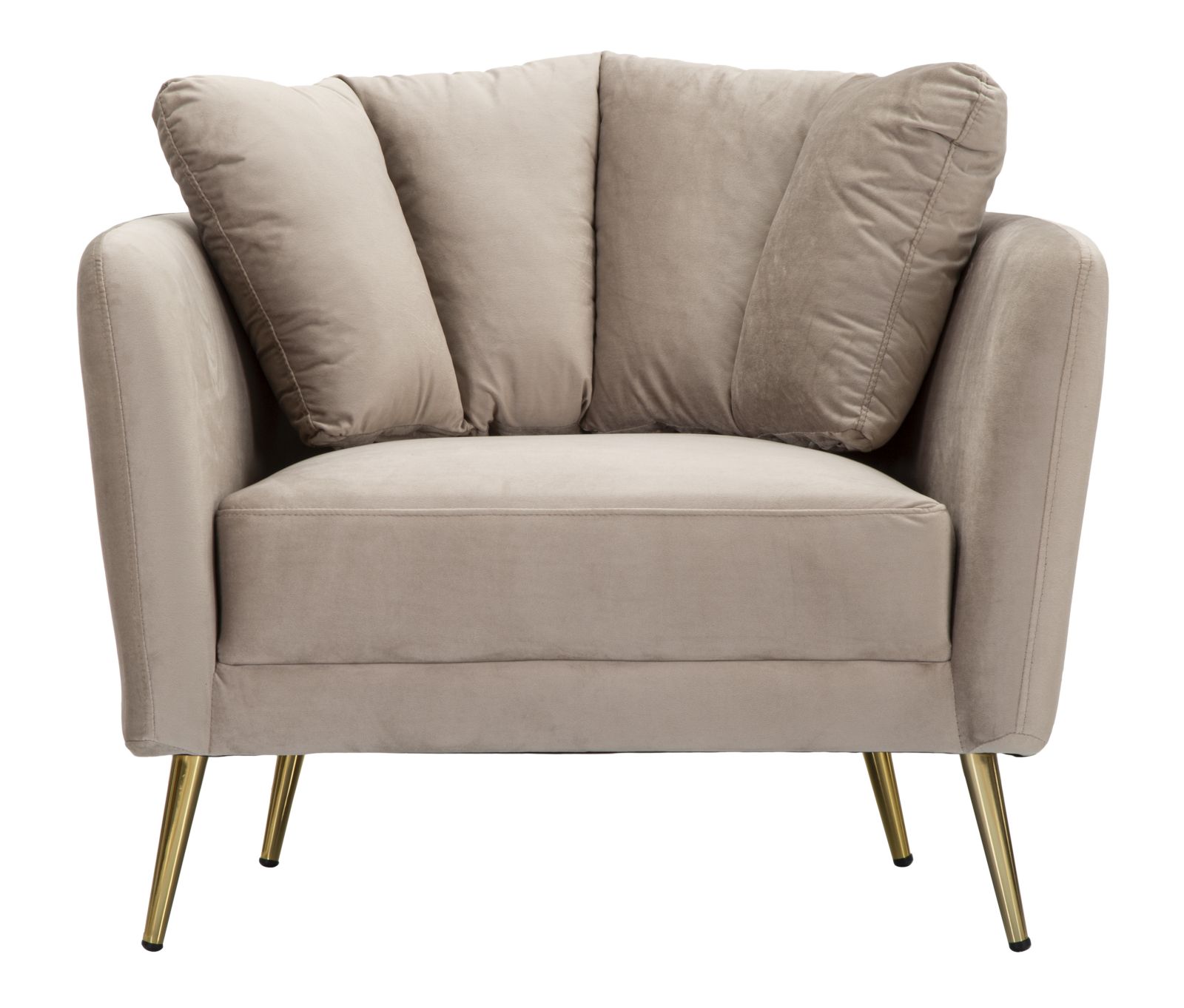 POLTRONA KIEV GRIGIA CM 88X77X74 stile GLAM - immagine 3