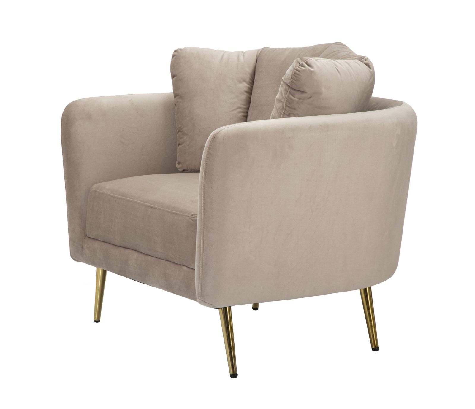 POLTRONA KIEV GRIGIA CM 88X77X74 stile GLAM - immagine 4