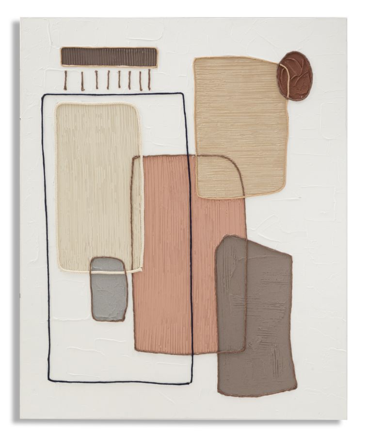 DIPINTO SU TELA PAINT -A- CM 80X2,8X100 stile BOHO CHICH - immagine 2