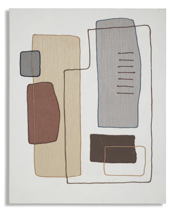 DIPINTO SU TELA PAINT -B- CM 80X2,8X100 stile BOHO CHICH - immagine 2