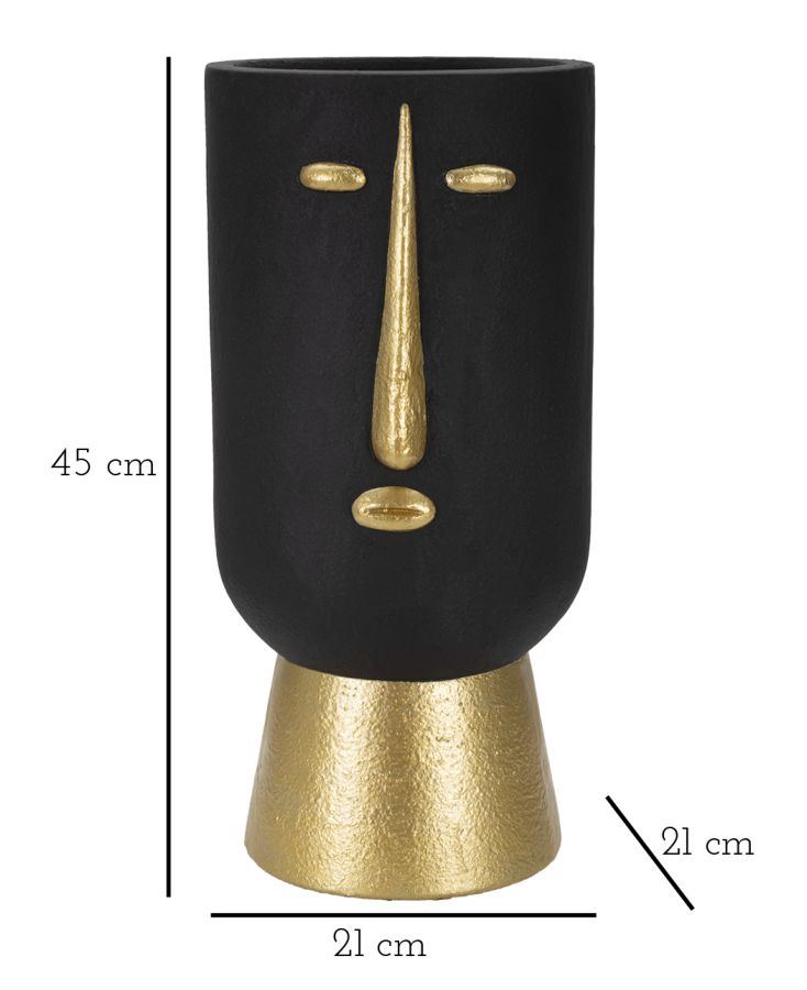 VASO TRIBAL -D- CM Ø 21X45 stile GLAM - immagine 7