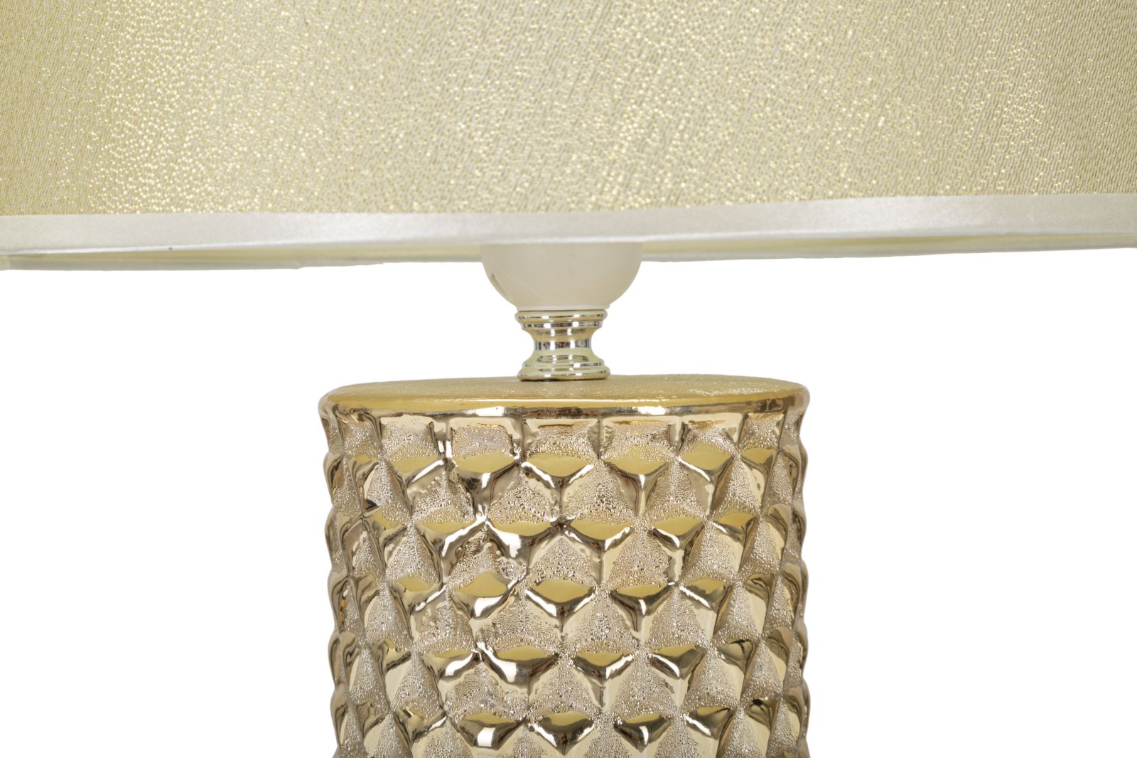 LAMPADA DA TAVOLO GLAM GOLD CM Ø 30X47,5 stile GLAM - immagine 3