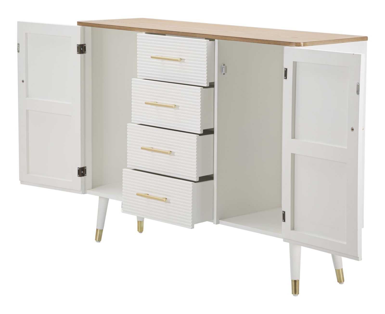 MOBILE MATERA CM 117X37X90 stile BOHO CHICH - immagine 4